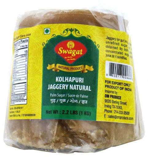 Picture of Swagat Kolhapuri Natural Jaggery 1kg