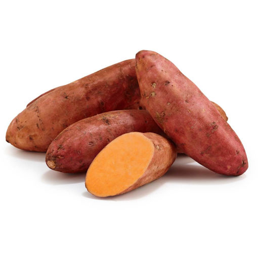 Picture of sweet  POTATO-$1.29/lb, Approx- $0.65/half lb