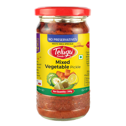 Picture of Telugu Mixed Vegetable Pickle 300gms