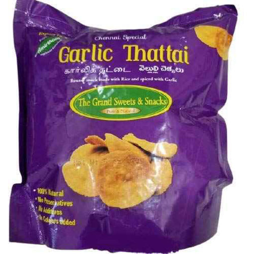 Picture of The grand sweet and snacks Garlic Thattai