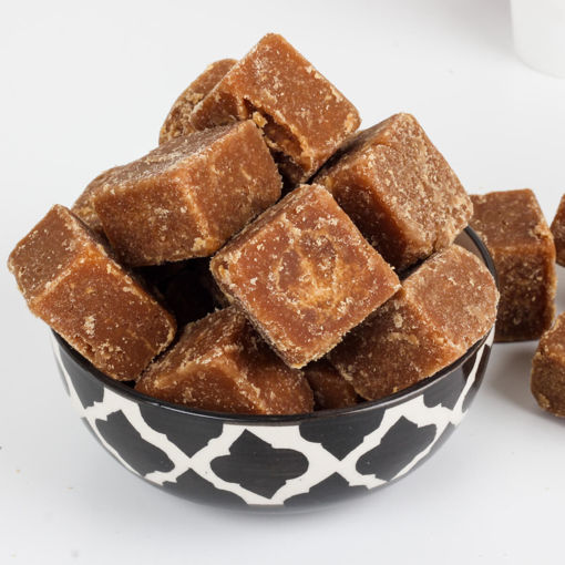 Picture of PF Jaggery Cubes Dark 2lbs