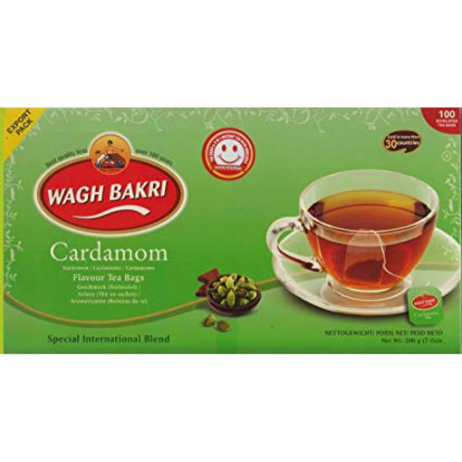 Picture of Wagh Bakri Cardamom 100 Tea Bag